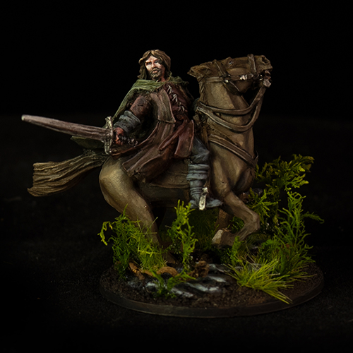 Aragorn Miniatur mit Pferd Herr der Ringe
