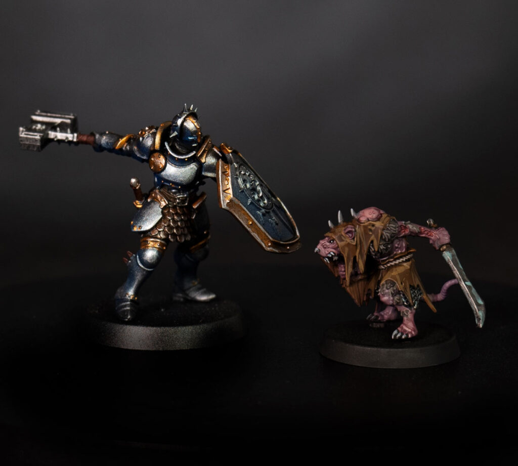 Skavenflut Stormcast Eternal und Skaven Klanratte Age of Sigmar 4. Edition