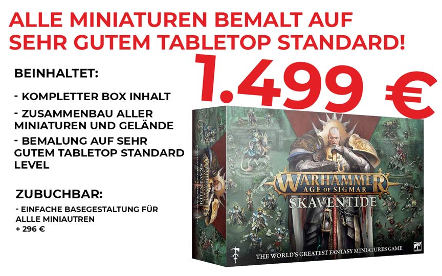 Skavenflut Warhammer Age of Sigmar Bemalen Bemalservice