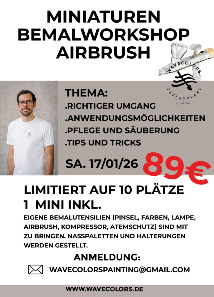Airbrush Miniaturen Bemalworkshop Miniaturen bemalen warhammer 40k warhammer