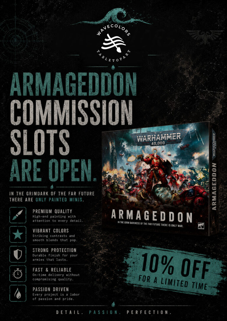 Warhammer 40k Armageddon Box Bemalung Auftragsbemalung